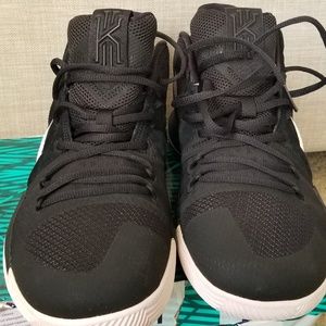 Kyrie 3 Black Suede basketball shoes